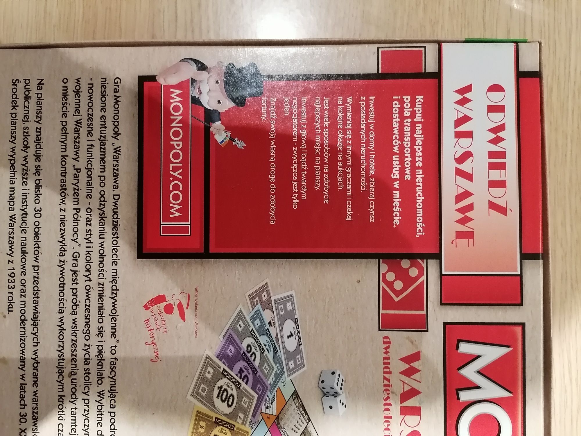 Monopoly Warszawa dwudziestolecie międzywojenne