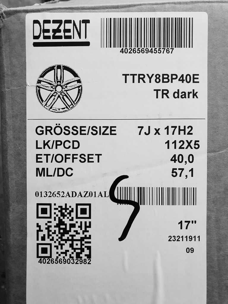 Nowe alufelgi AUDI 17 A3 8P 8V GY A4 B5 B6 B7 A6 C5 C6 Q2 Q3 TT 8J 8S