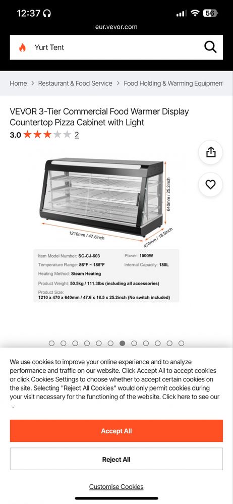 Bancada de aquecimento