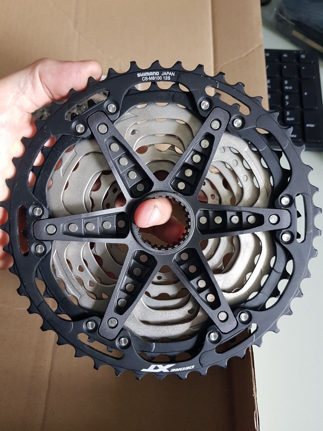 Kaseta Shimano XT M8100 (11-45) jak nowa+łańcuch XTR