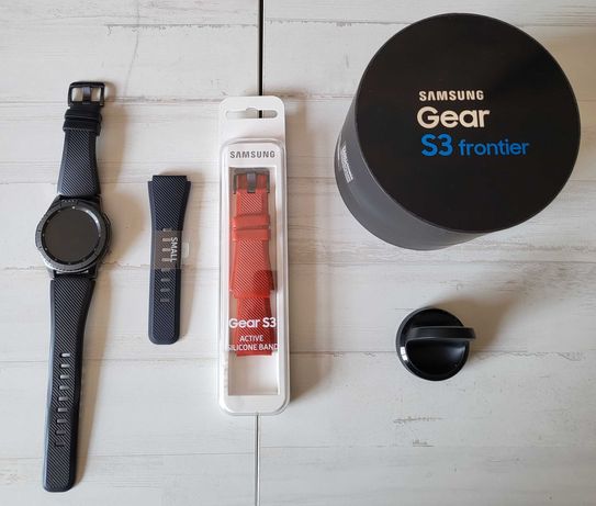 Pack Samsung Gear S3 Frontier Smartwatch como novo mais extras!
