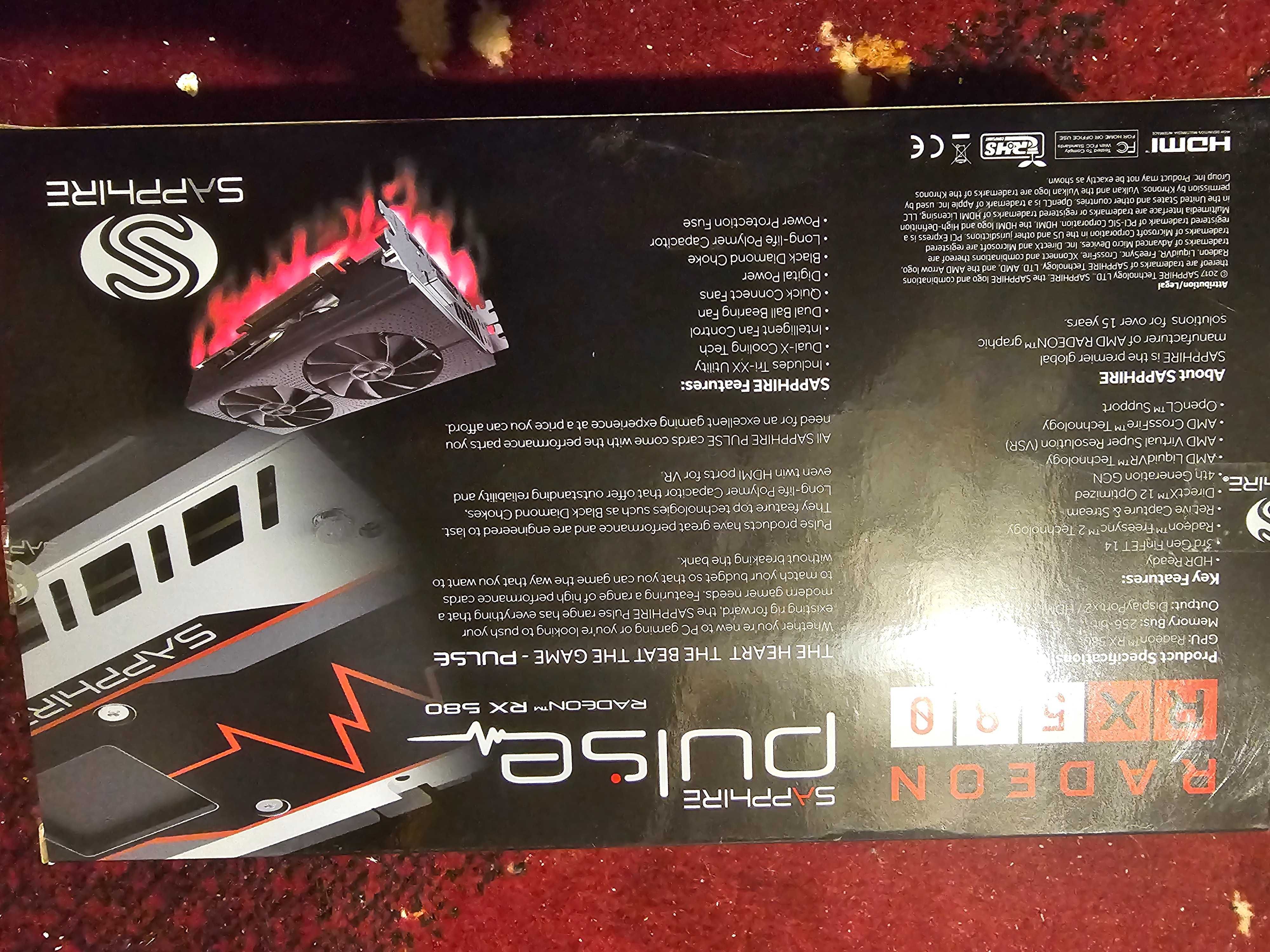 Karta graficzna Radeon RX 580 Saphire Pulse 8 GB