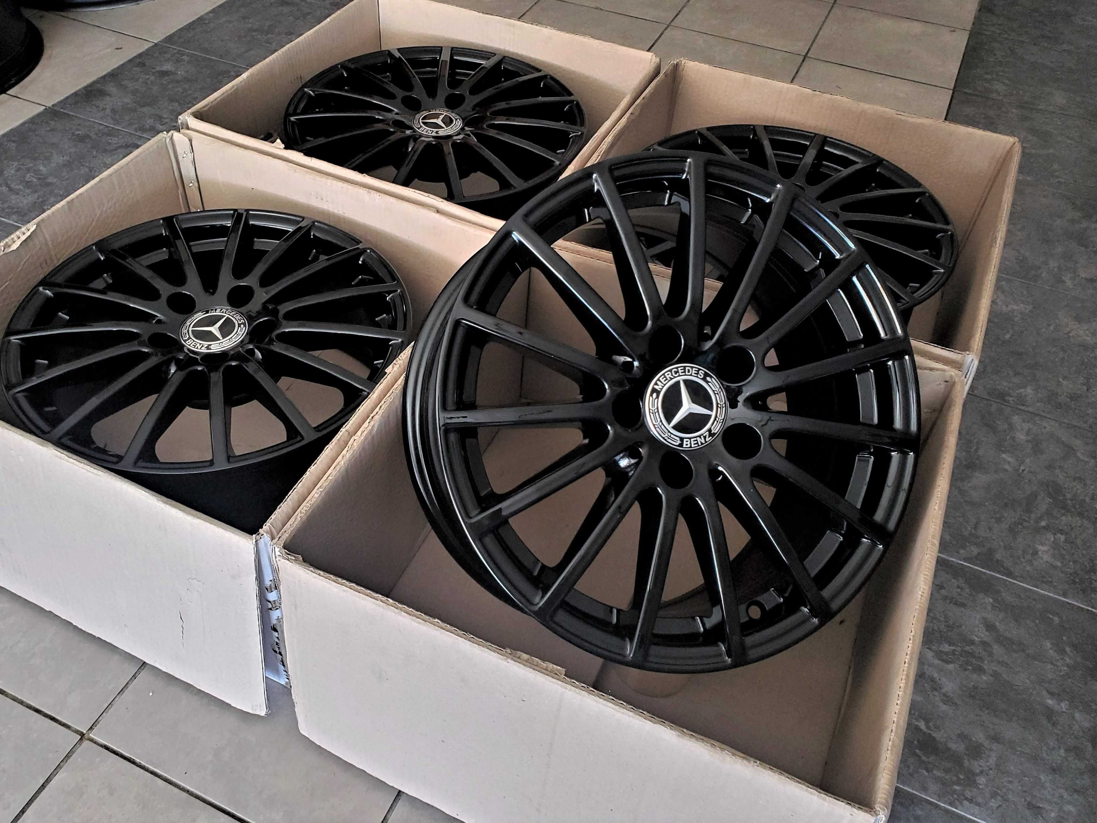 Alufelgi 16 5x112 Czarne Mercedes A B C E CLA V Vito Viano W203 300#