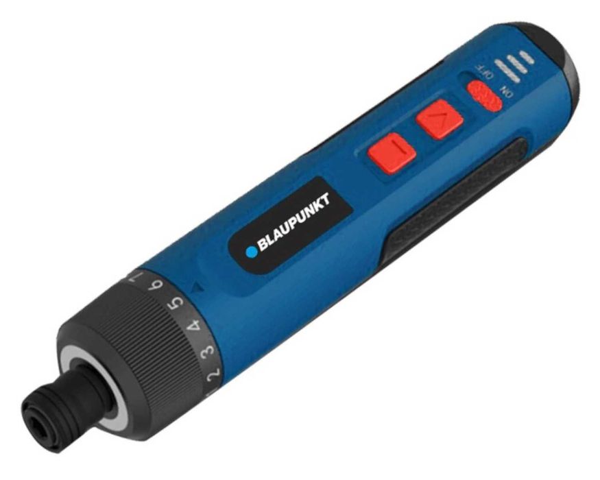 KOMPLETNY ZESTAW Blaupunkt Wkretak 4V 26 Bitów Etui Ładowarka USB-C