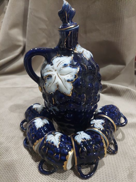 набор  старинный штоф" Виноград"