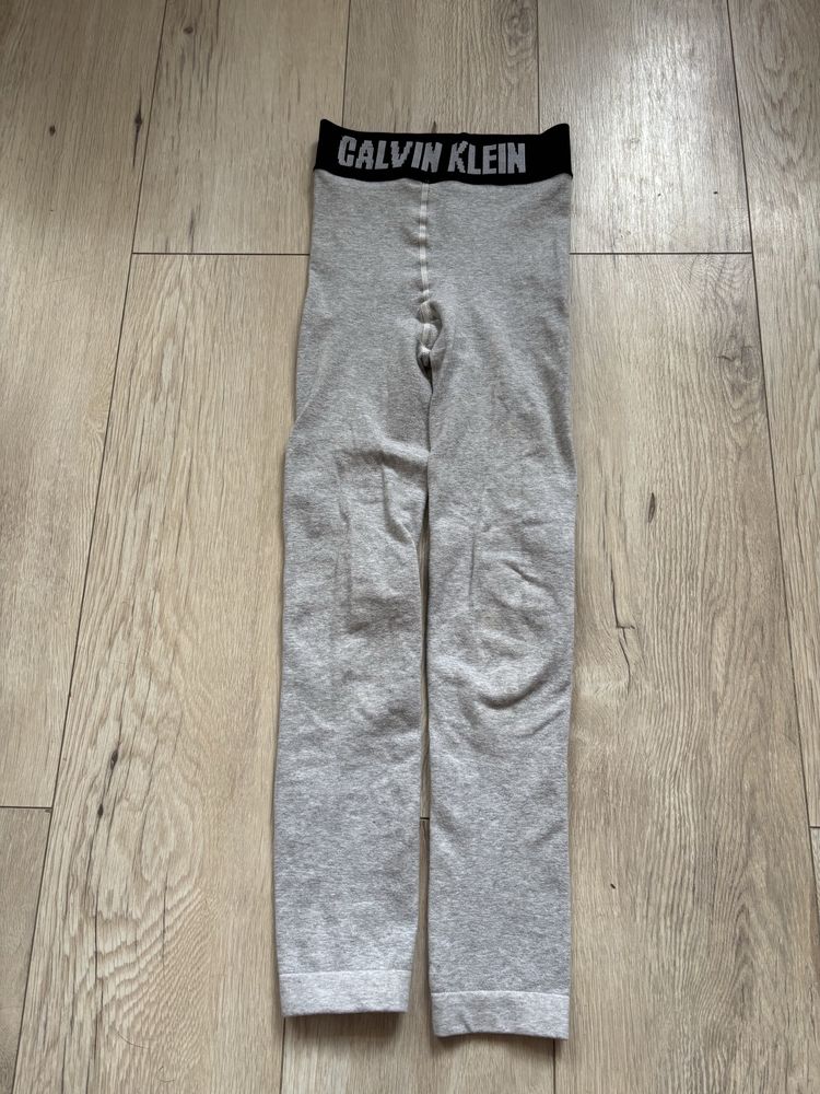 Legginsy szare calvin klein