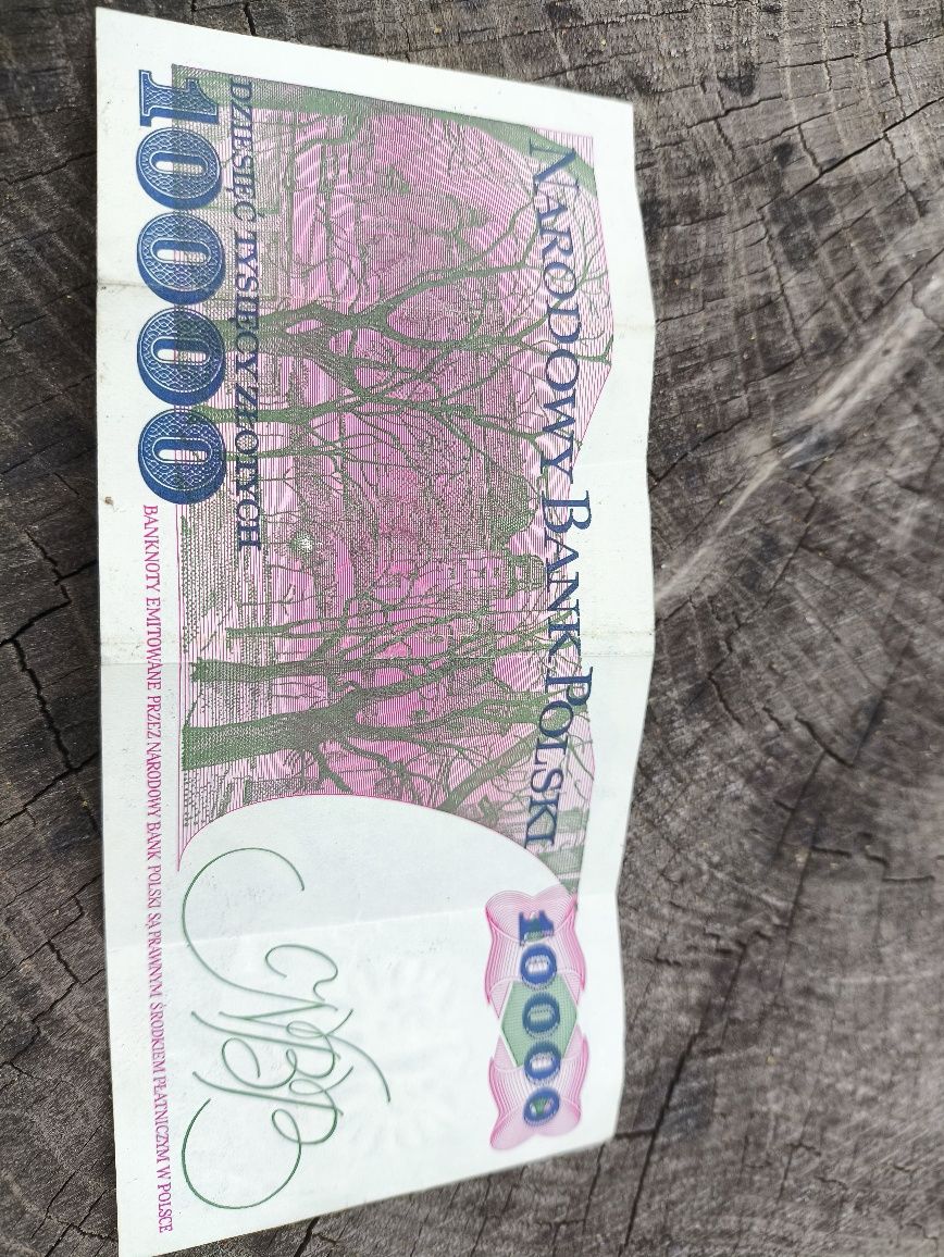 Banknot 10000 Wysypiański . Seria DB