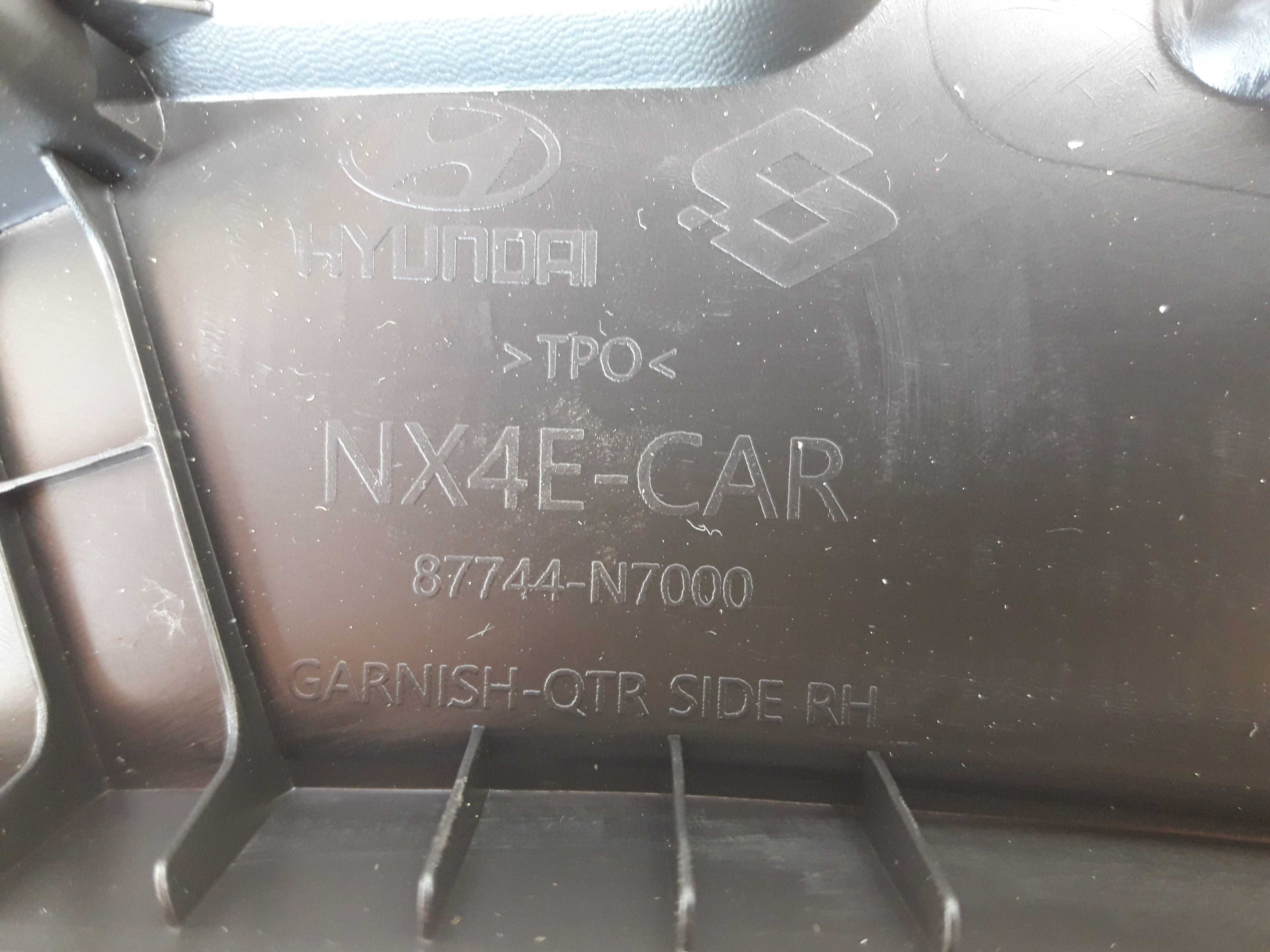 Listwa Nakładka Na Błotnia Prawa Tył Tylna Hyundai Tucson IV Nowa