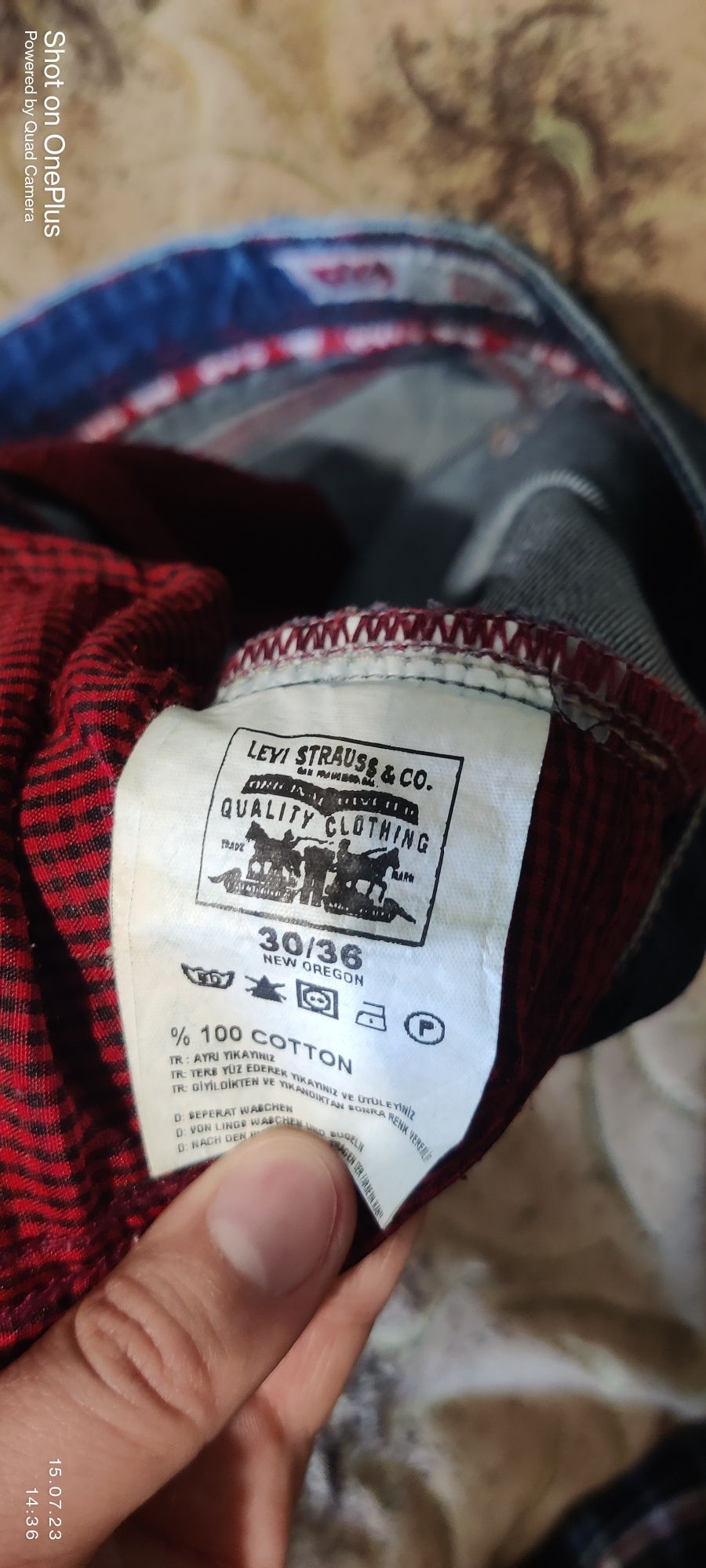 Джинси Levi's темно сині
