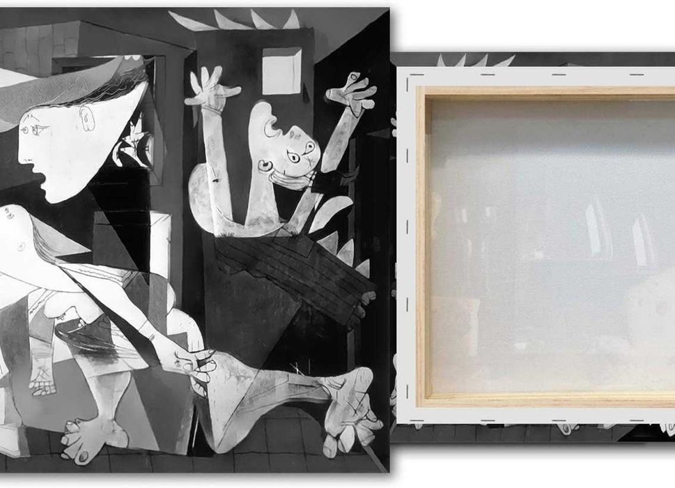 Obraz Canvas Guernica Picasso 67x150 cm z drewnianą ramą