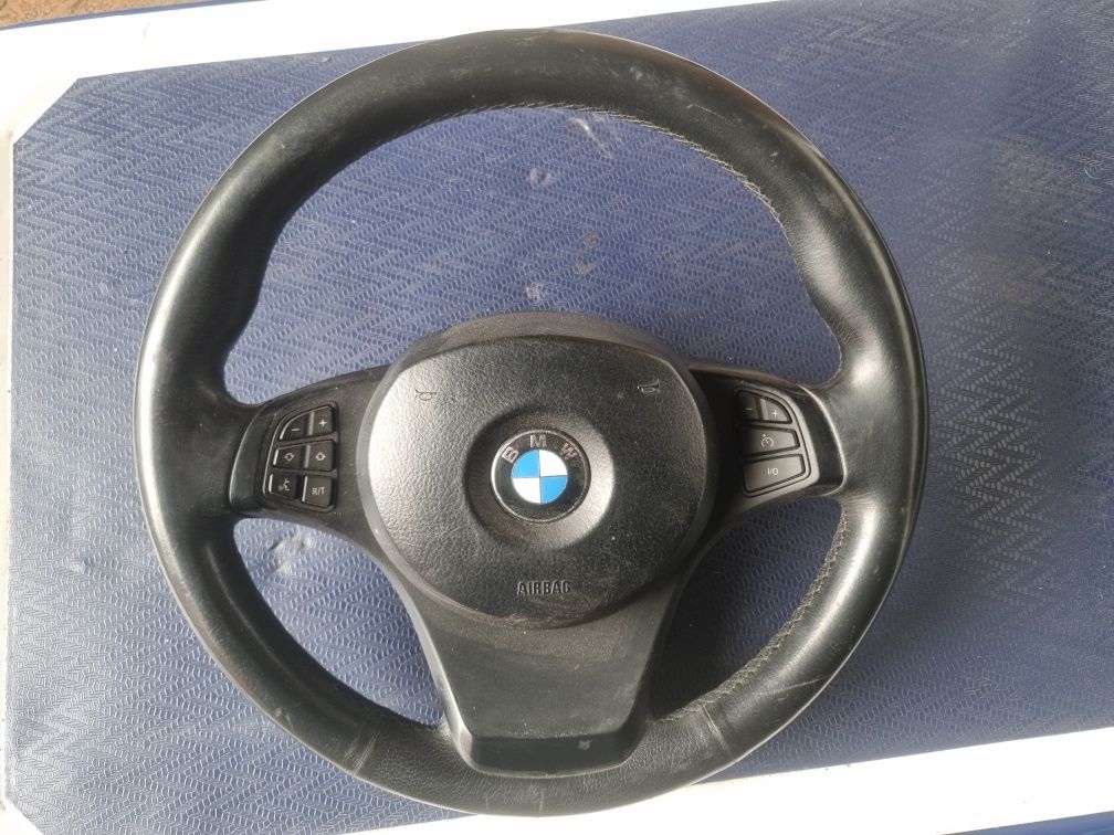 Kierownica Multifunkcyjna Skórzana Air bag poduszka Bmw X5 E53 Lift LC