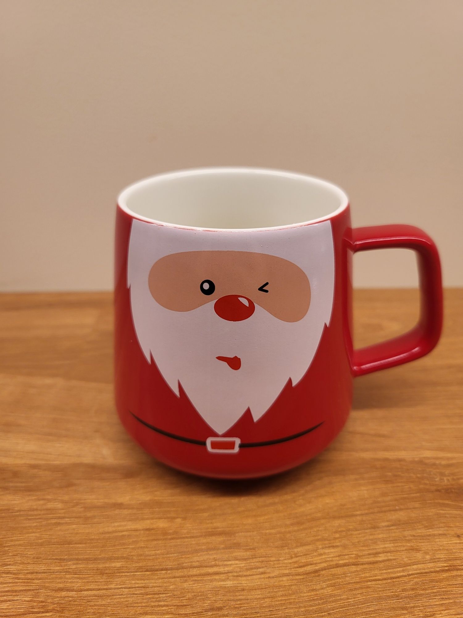 Kubek świąteczny ceramiczny Mikołaj 370 ml