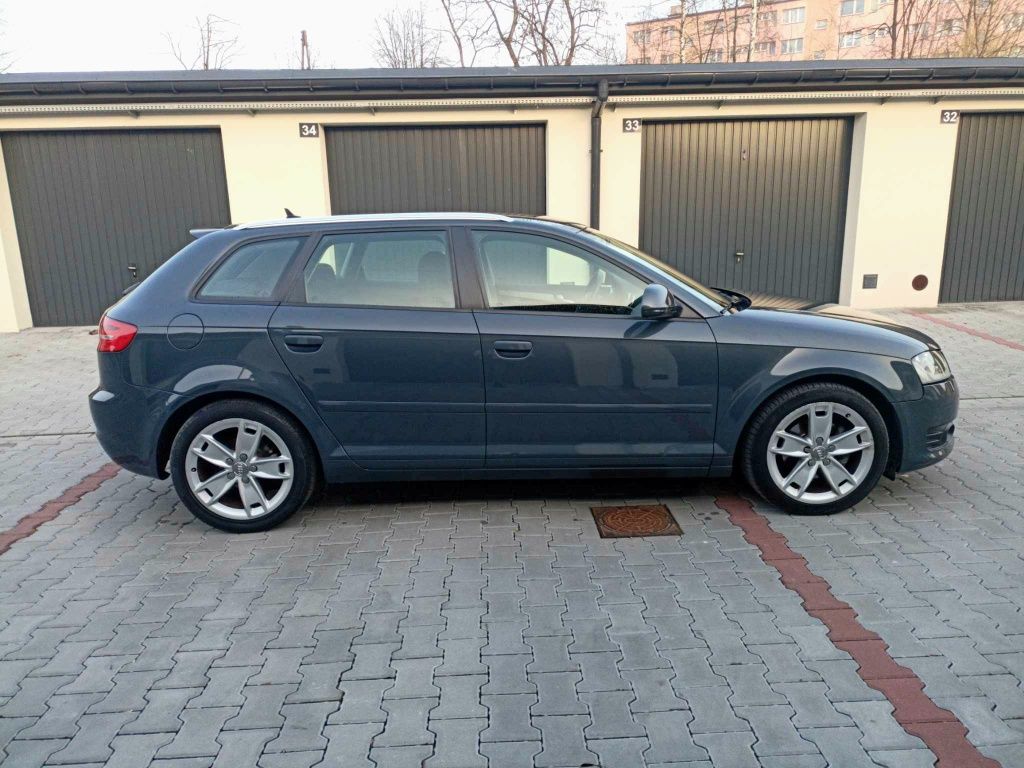 Audi A3 2.0TDI 140KM 8P CR Lift z 2009r Sprowadzona Opłacona 2kpl Opon