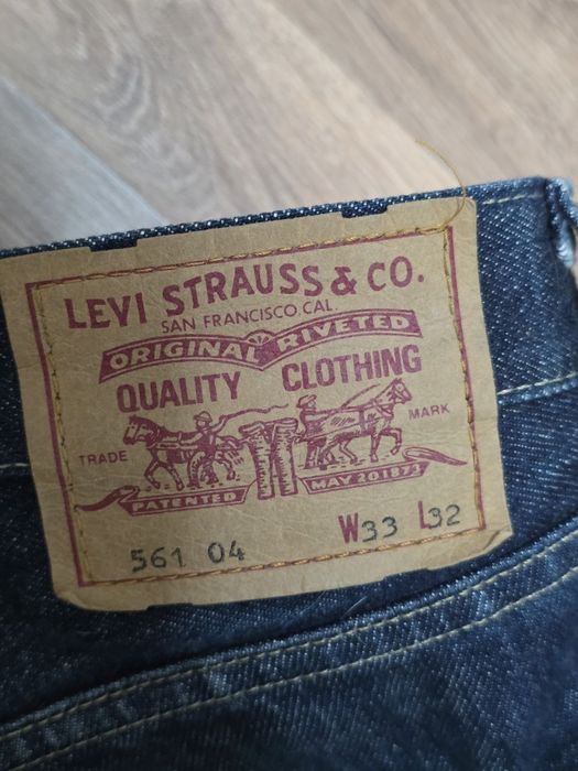 Levis 561, W33 L32 баклбек джинси