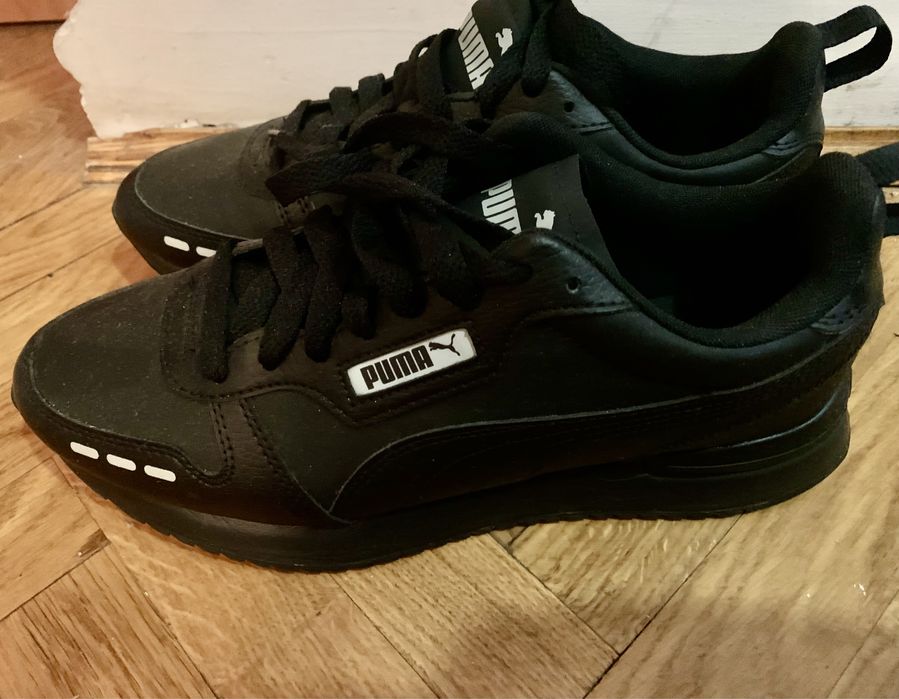 Кросівки чорні чоловічі PUMA R78 SL black SoftFoam Оригінал