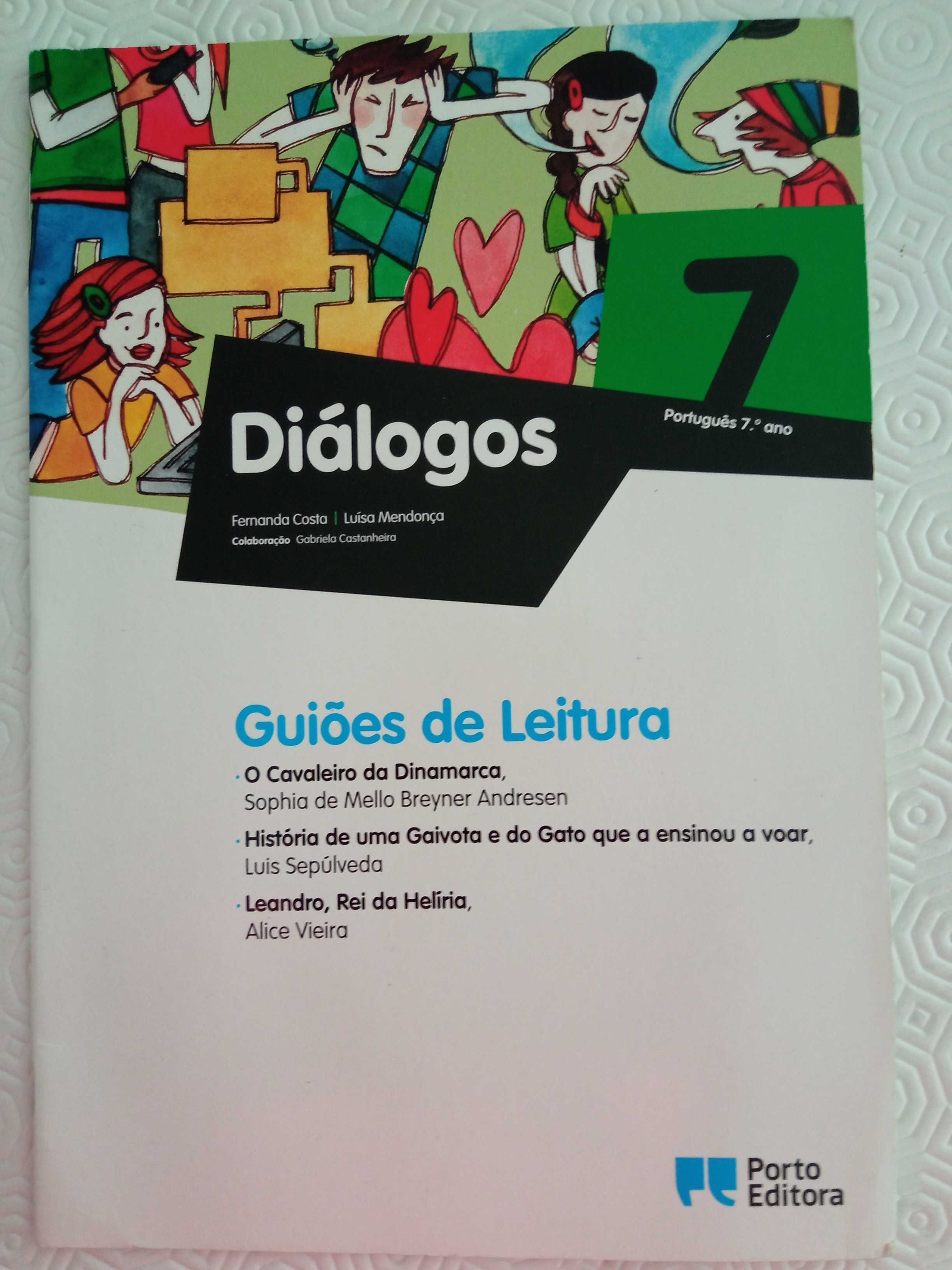 Diálogos 7. Manual de português 7ano em bom estado