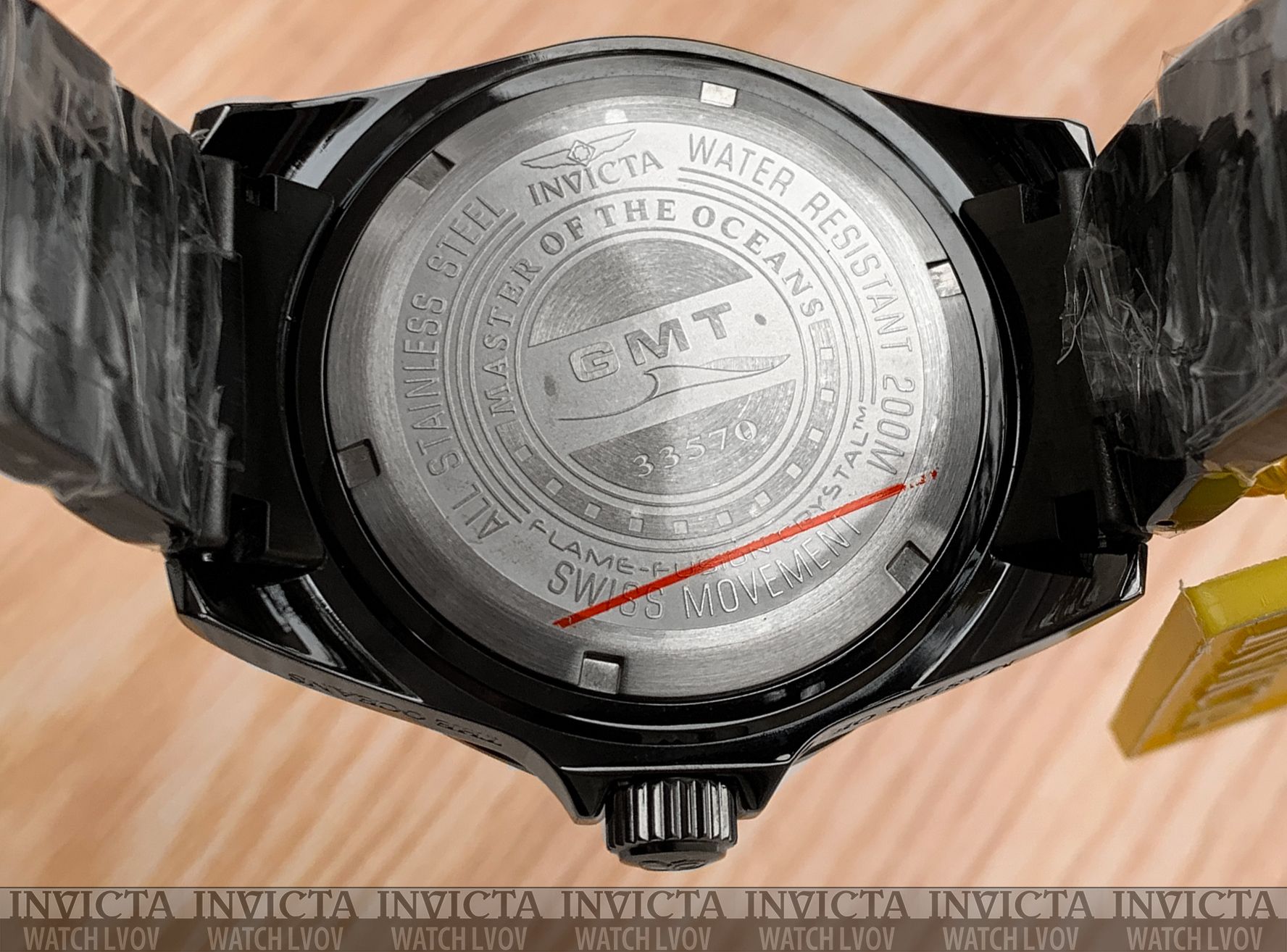 Швейцарские часы Invicta 33570 Pro Diver Master of Ocean 44 mm. GMT