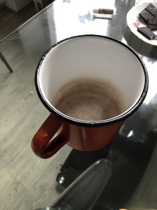 Кружка эмалированная СССР. 1 литр.