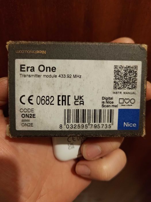 Comando de portão Nice