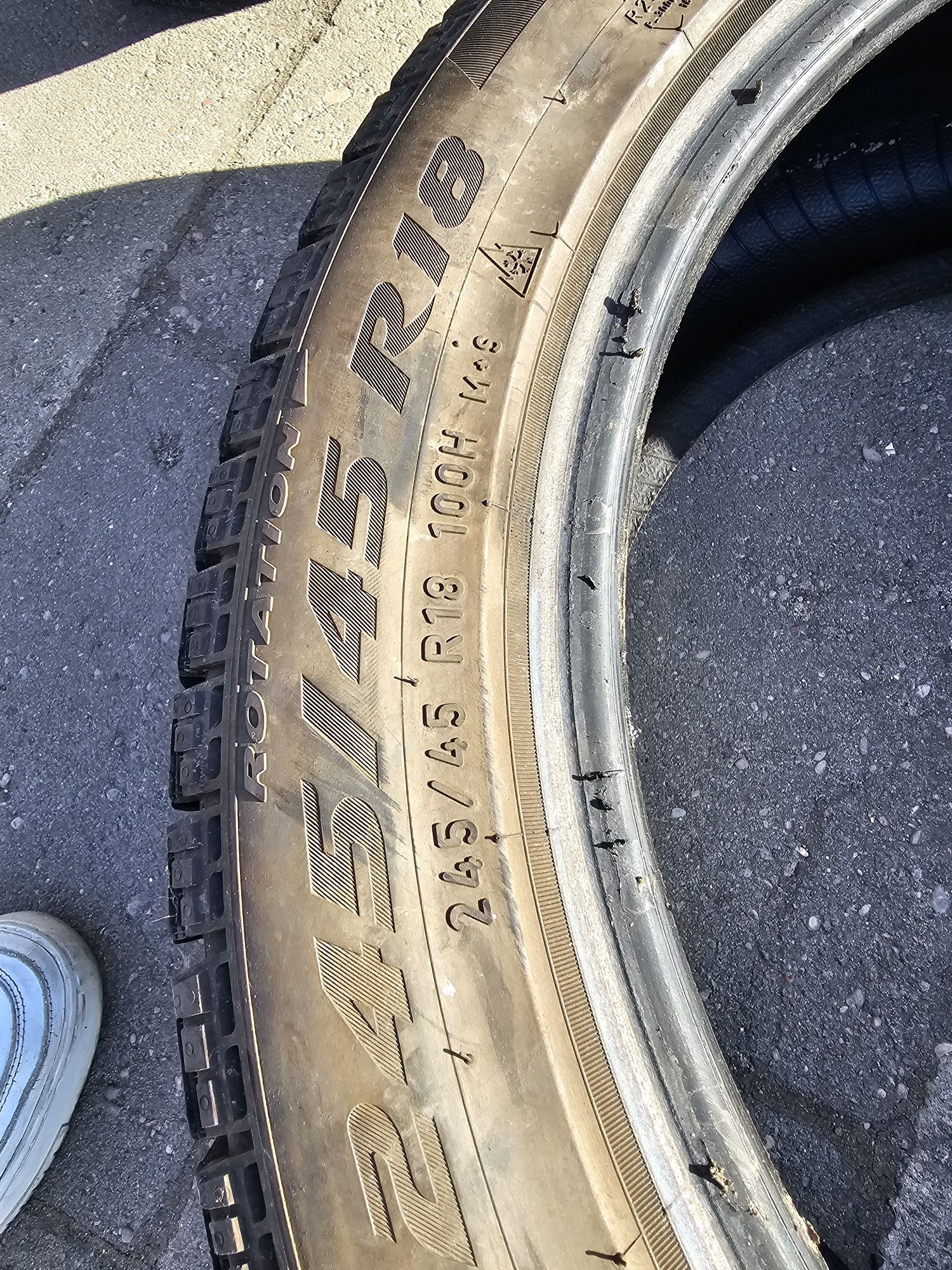 Opony Zimowe 245/45/R18 Pirelli ICE ZERO, Hankook