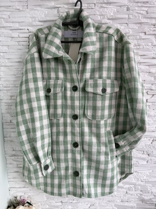 Теплая брендовая рубашка Cropp .