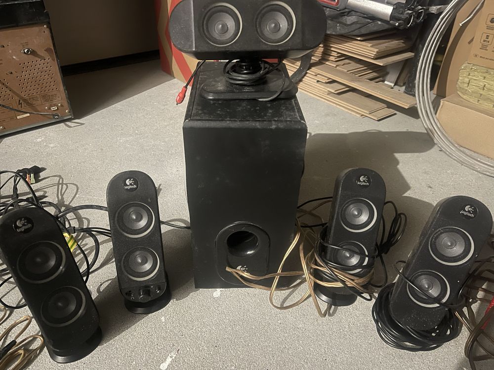 Glosniki logitech x 530 5.1