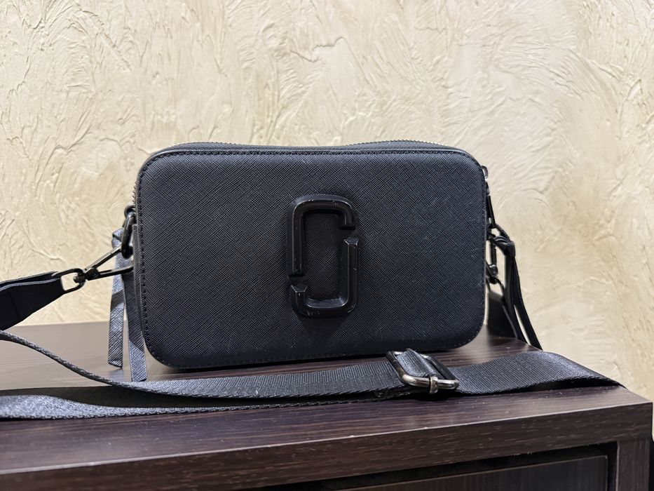 Сумка шкіряна чорна