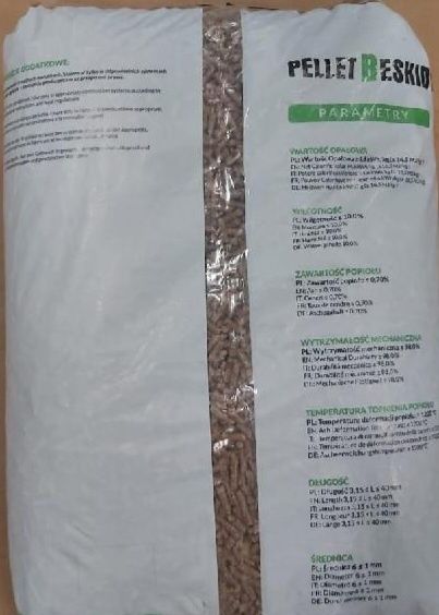 Pellet pelet Beskidy  wygiełzów A1 6mm 16,42zł worek transport wniesie