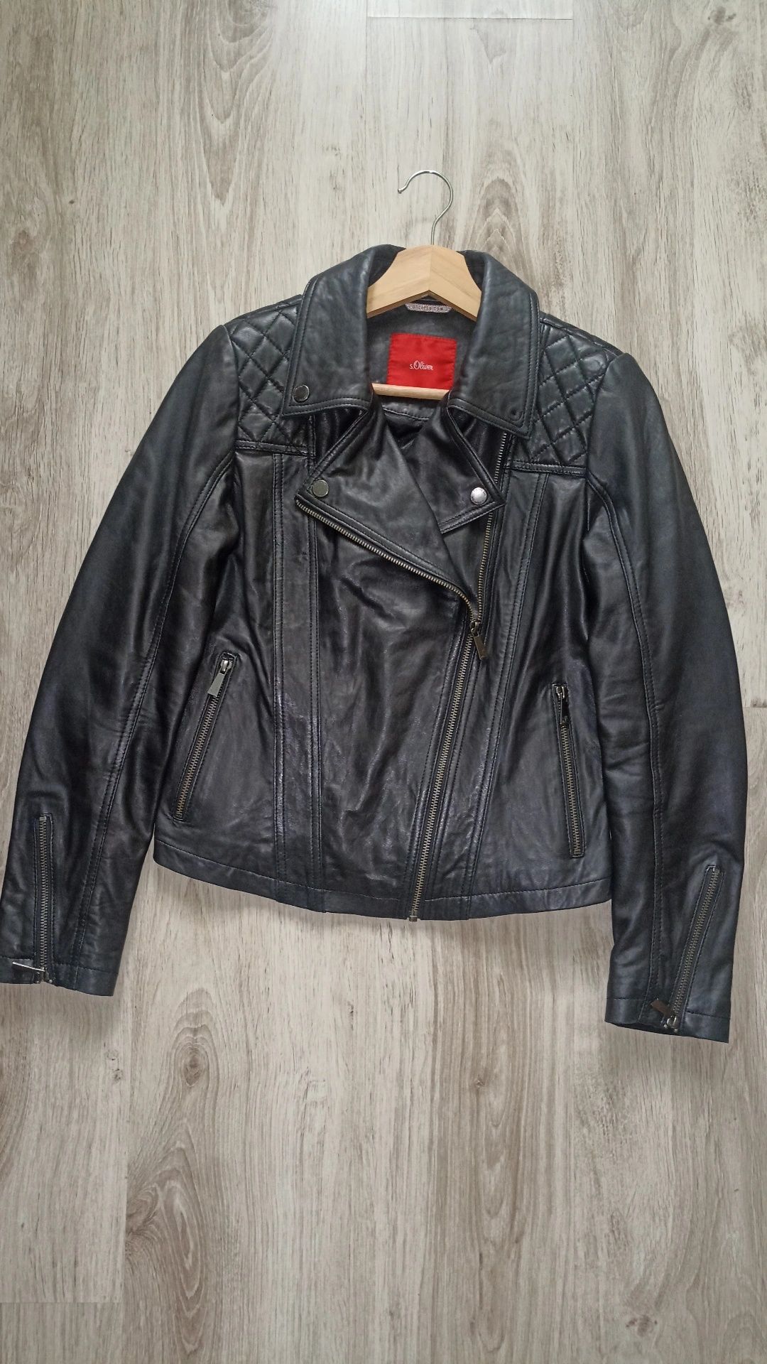 Кожаная куртка s.Oliver p XS-S