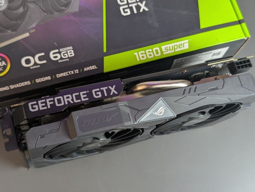 Відеокарта ASUS ROG STRIX GTX 1660SUPER 6GB (GDDR6) Гарантія | XPC