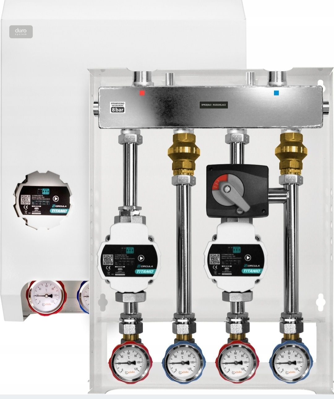 DURO SYSTEM pump group GRATIS euroster uni 3 z dodatkami 

2-section