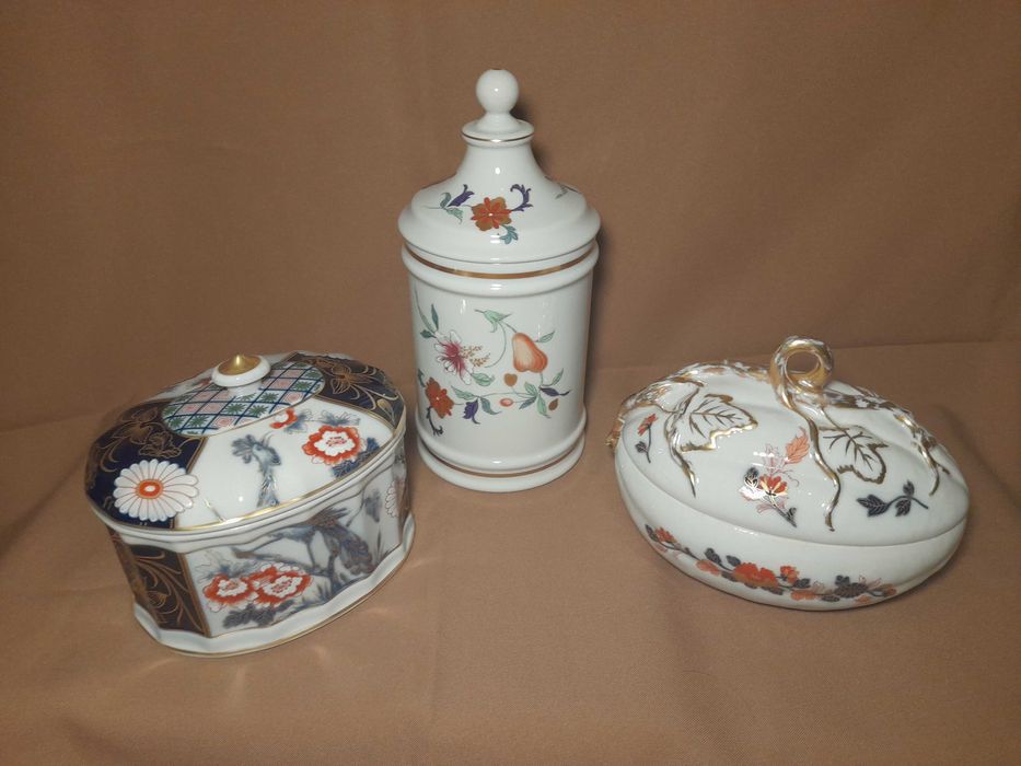 Vista Alegre -- Caixa Diogo Paradise, Pote Samatra, Caixa melão Imari