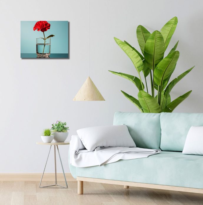 Obraz 40x30cm Kwiat w Szkle