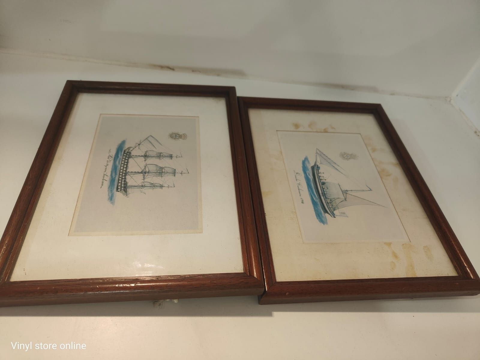 Quadro  / Moldura barco a velas