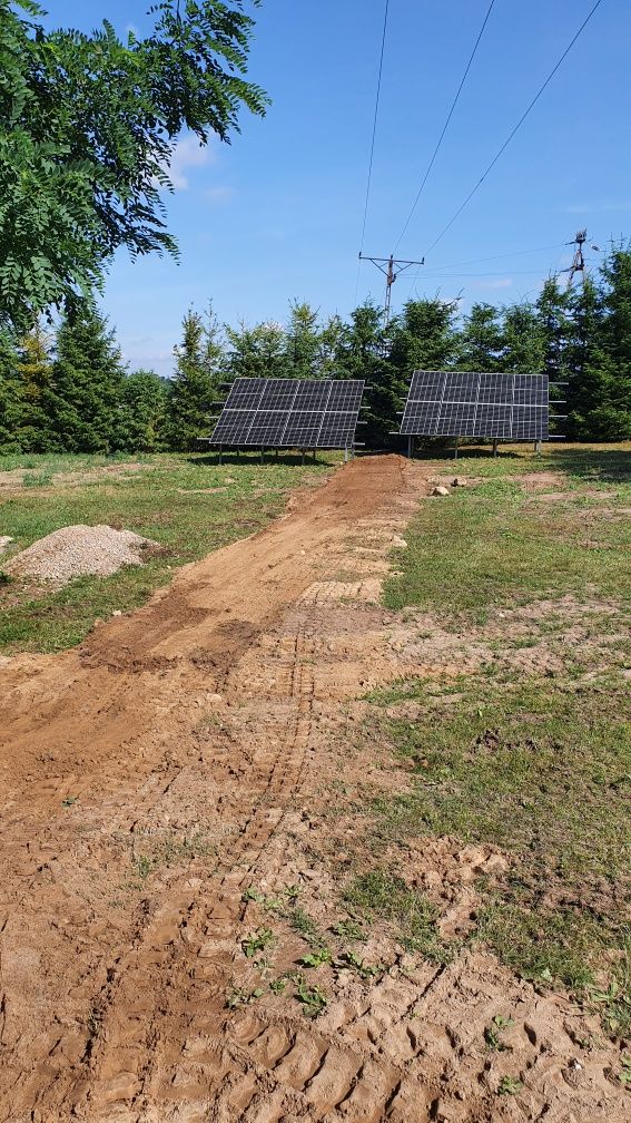 Usługi minikoparką F-VAT przyłącza elektryczne i fotowoltaiczne