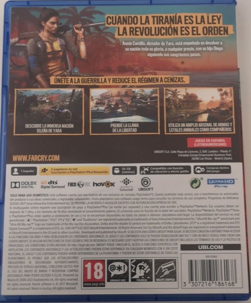 Vendo FarCry6 Ps5