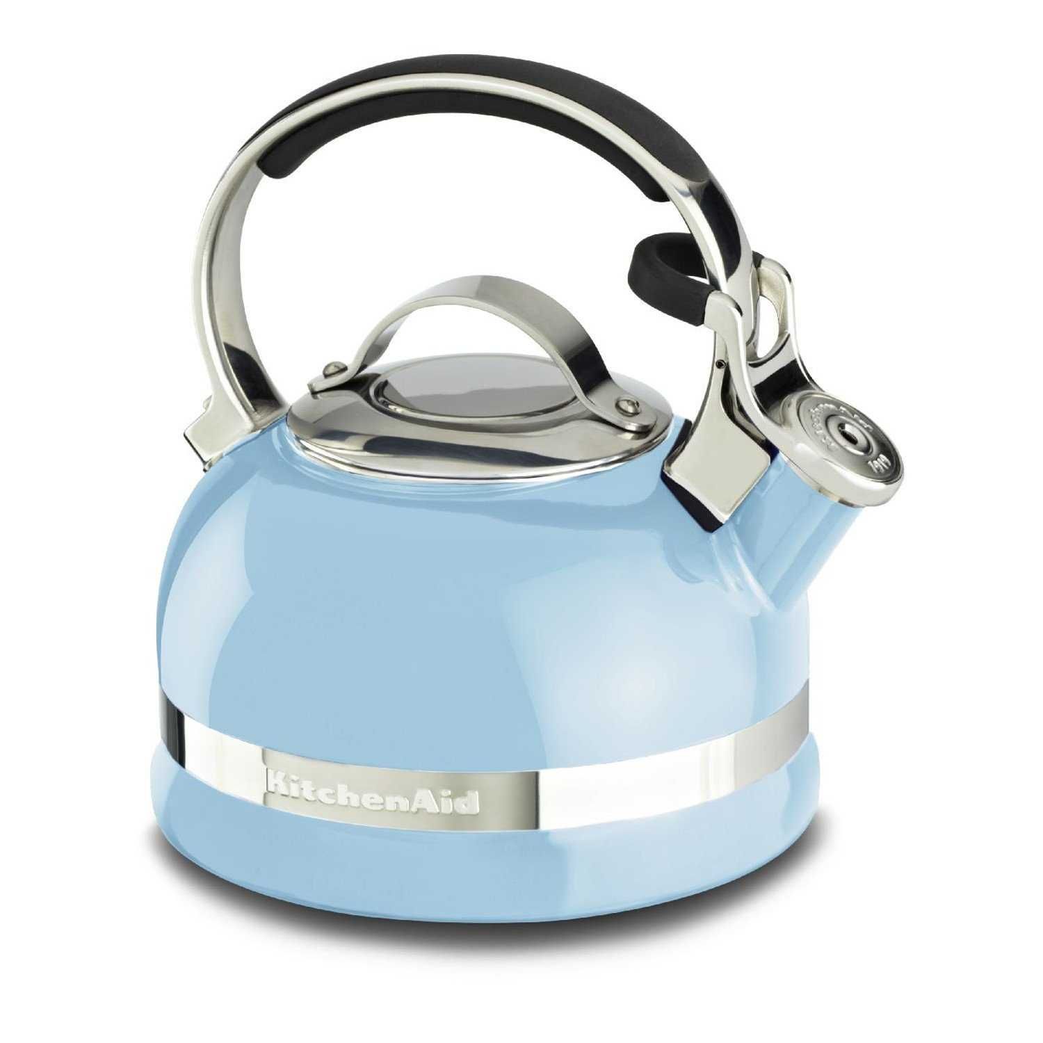 Чайник KitchenAid KTEN20SB на плиту, 1,9литра со свистком разные цвета