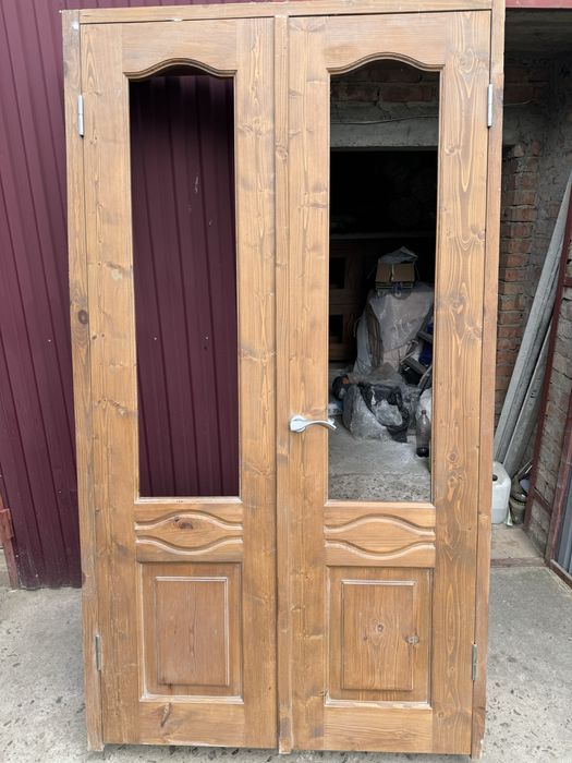 Двері міжкімнатні, деревʼяні, сосна, 220:122