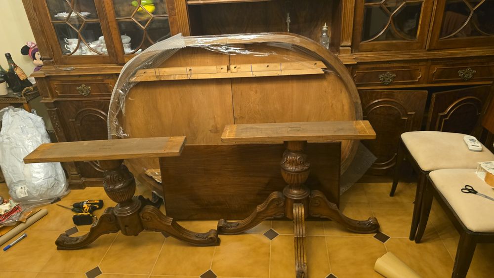 Vendo mesa madeira maciça vintage