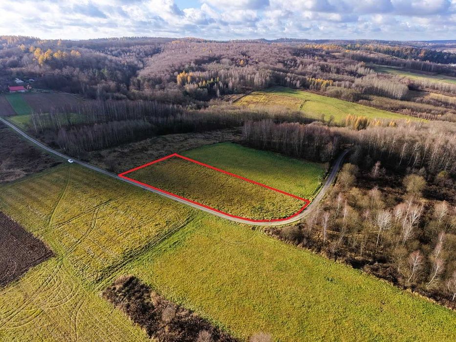 Widokowa działka 41 ar Sieklówka