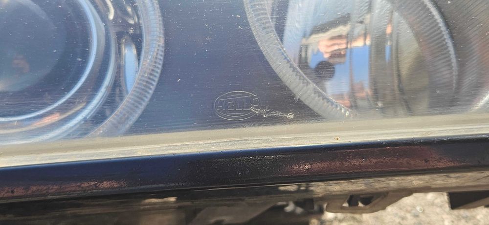 Reflektor prawy+lewy Bmw E39 lift ringi XENON