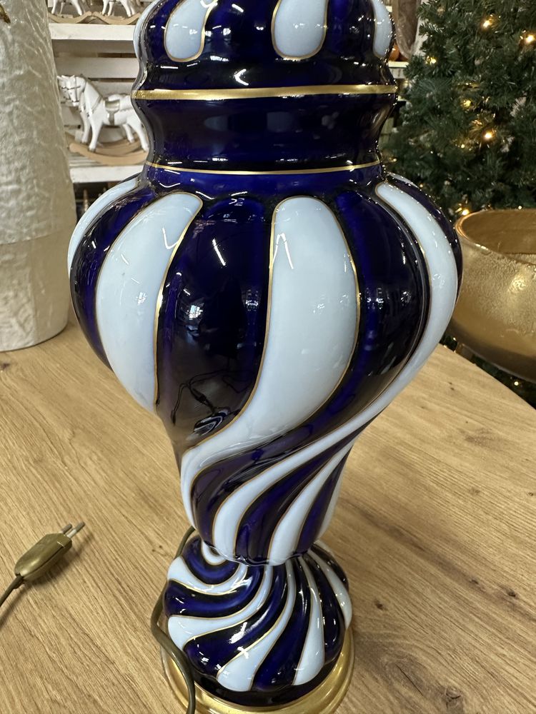 Candeeiro porcelana pintado a Mao