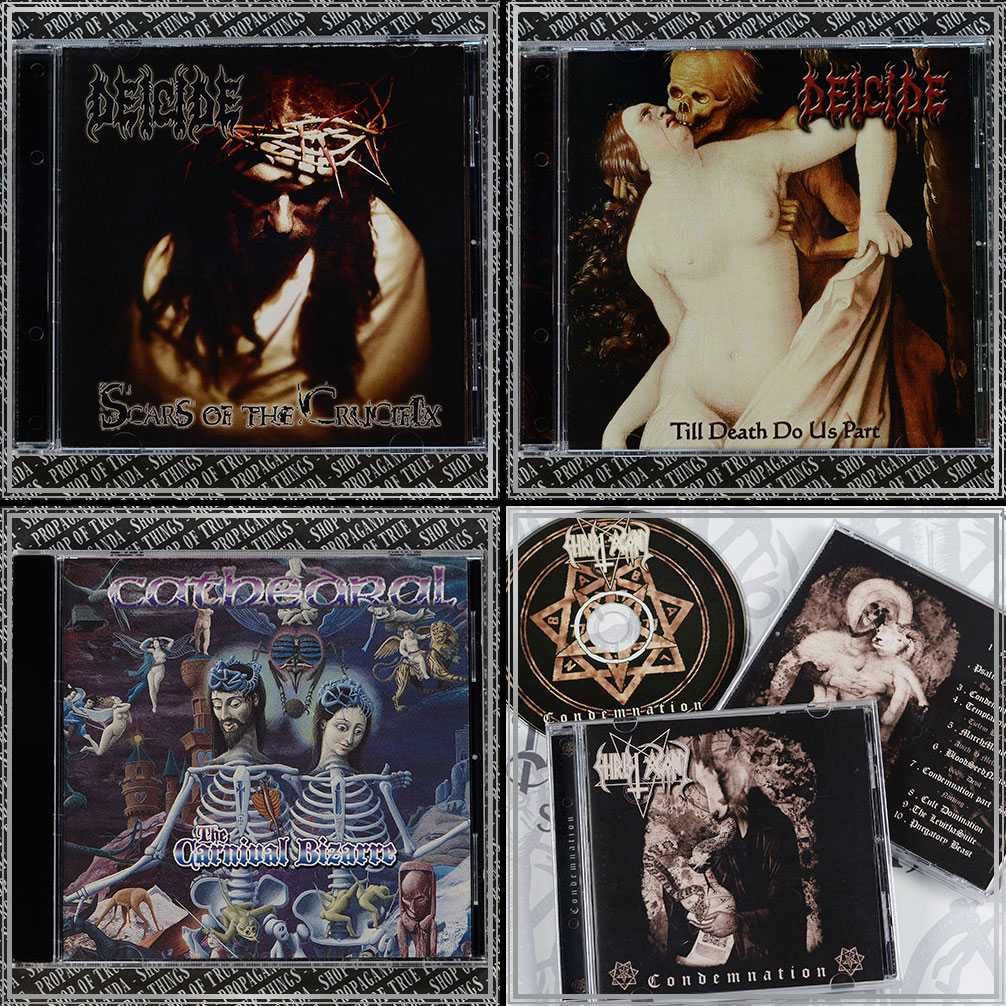 Компакт-диски Azaghal. Carpathian Forest, Deicide, Judas Iscariot...