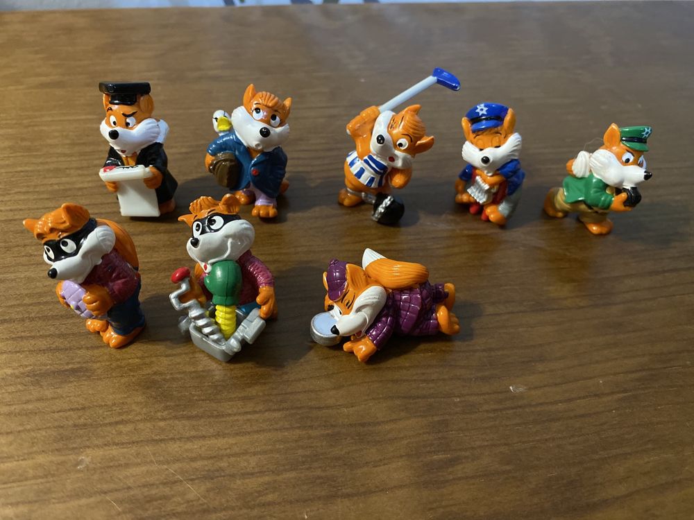 Bonecos miniatura Kinder - Ferrero e animais