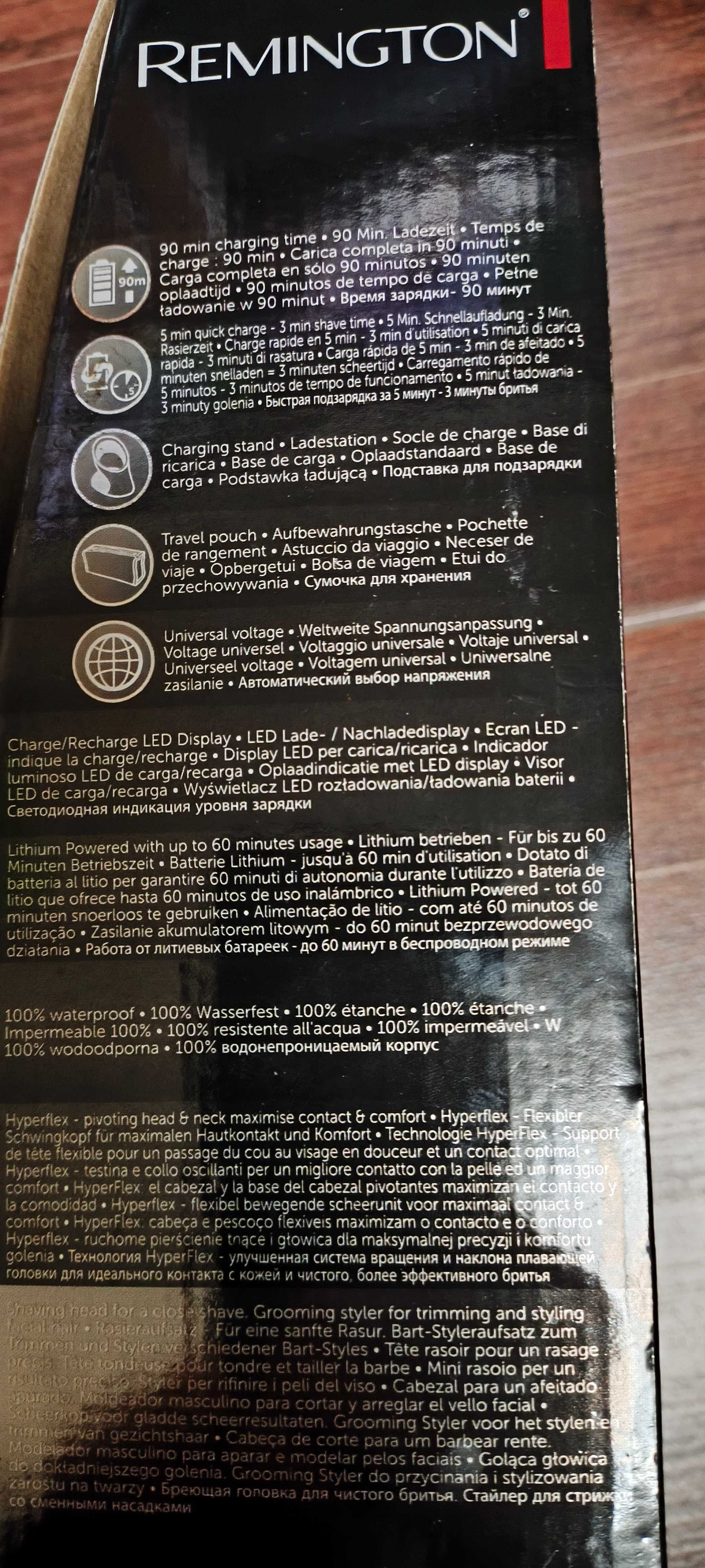 REMINGTON XR1390 golarka rotacyjna Hyperflex Verso bezprzewodowa