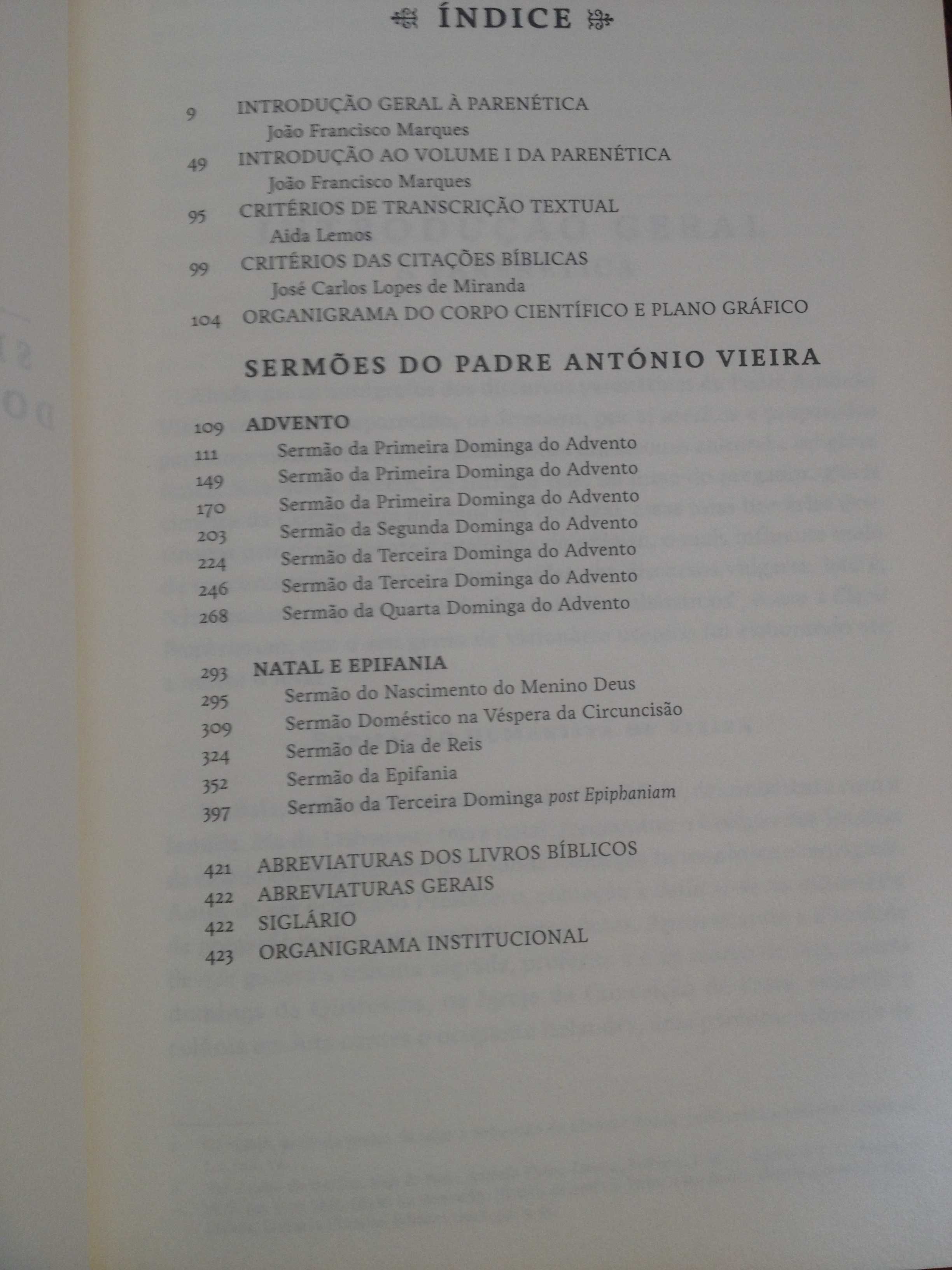 Padre António Vieira - Obra completa, tomo II, vol.I