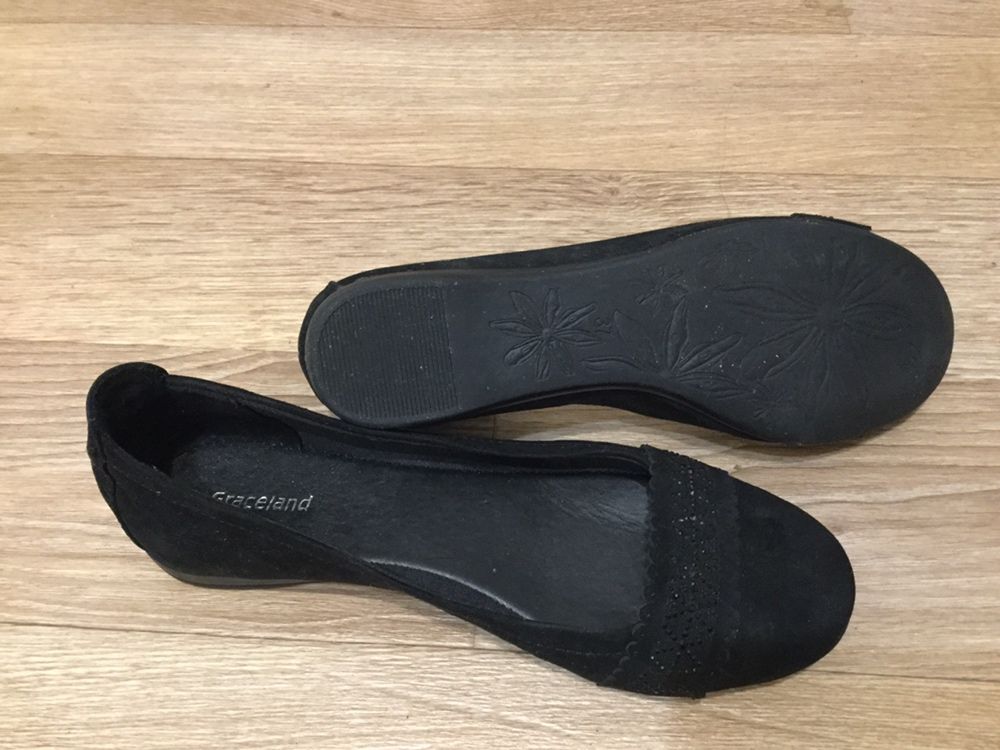 Черные туфельки Балетки Graceland р. 37, туфли