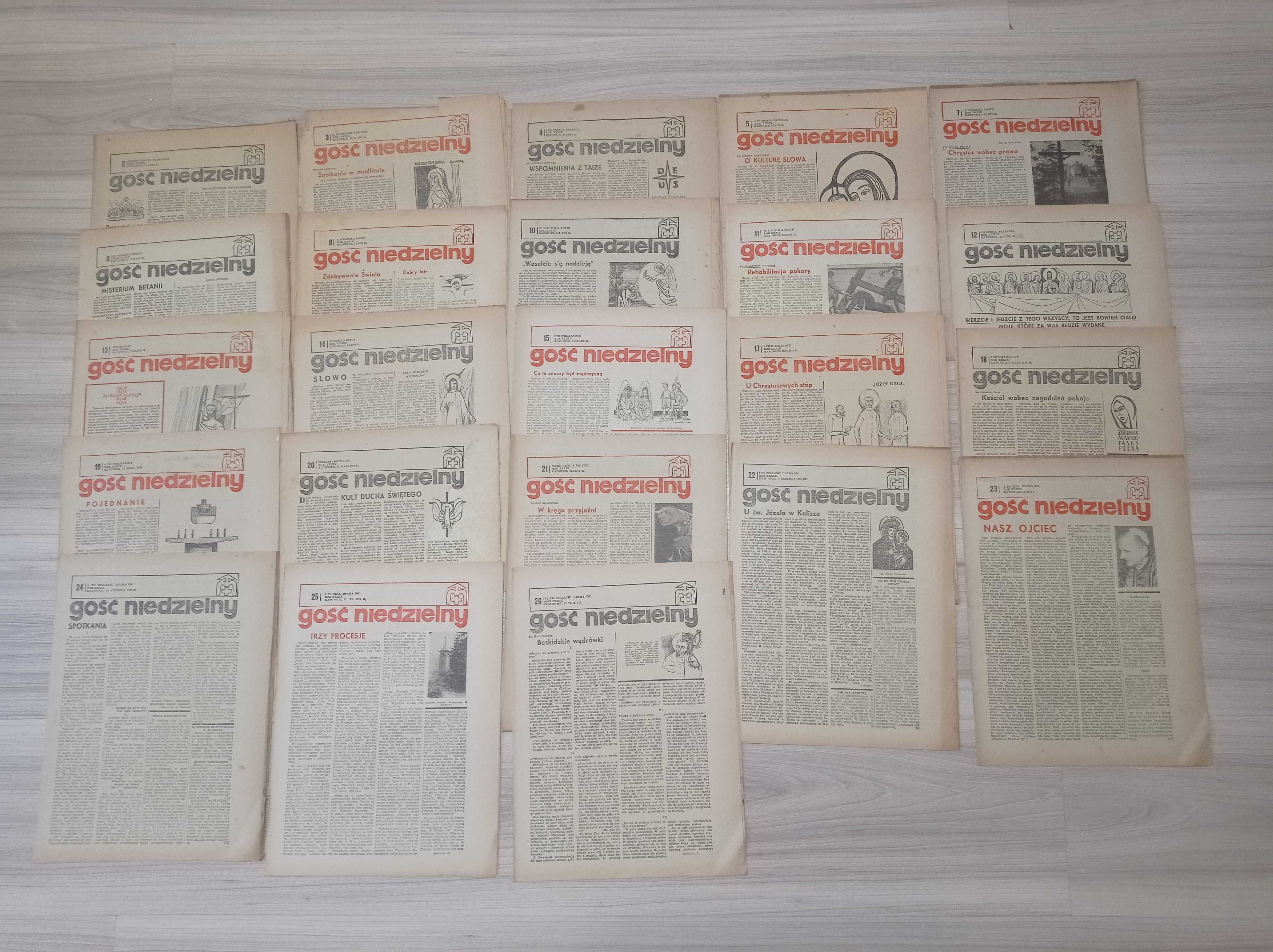 Gość niedzielny, tygodnik katolicki 1-6.1970