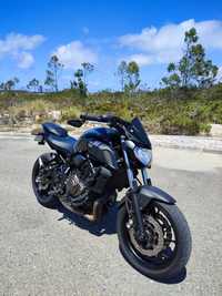 Yamaha MT07 35kW (livrete) 2019 akrapovic