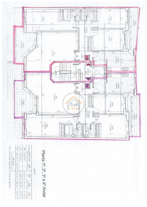 Apartamento T4 com Piscina e Parque Arborizado - Projeto